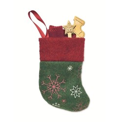 Zobrazit detaily pro Sada príborov na vianočný dezert, vianočná ponožka Obrázky: Sada príborov na vianočný dezert, vianočná ponožka