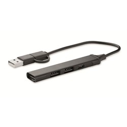 Zobrazit detaily pro Čierny USB rozbočovač so 4 portami Obrázky: Čierny USB rozbočovač so 4 portami