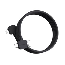 Zobrazit detaily pro Magnet.kábel Urban Vitamin 65W,rec.TPE/PET, čierna Obrázky: Magnet.kábel Urban Vitamin 65W,rec.TPE/PET, čierna