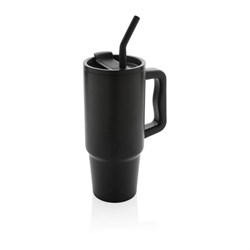 Zobrazit detaily pro Čierny termohrnček 900 ml, recykl. nerez oceľ Obrázky: Čierny termohrnček 900 ml, recykl. nerez oceľ