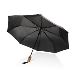 Zobrazit detaily pro Čierny 21" autom. dáždnik, z RPET AWARE Obrázky: Čierny 21" autom. dáždnik, z RPET AWARE