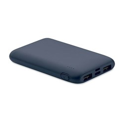 Zobrazit detaily pro Powerbanka 5000 mAh z recykl. ABS, tm. modrá Obrázky: Powerbanka 5000 mAh z recykl. ABS, tm. modrá