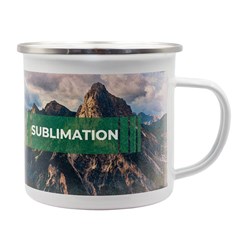 Zobrazit detaily pro Biely smaltovaný hrnček 500 ml na sublimáciu Obrázky: Biely smaltovaný hrnček 500 ml na sublimáciu