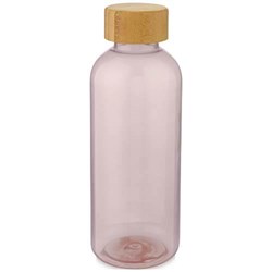 Zobrazit detaily pro Transp.ružová fľaša z recykl. PET a bambusu 650 ml Obrázky: Transp.ružová fľaša z recykl. PET a bambusu 650 ml
