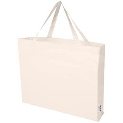 Zobrazit detaily pro Veľká nákupná taška, rec.bavlna, 220 g/m²,prírodná Obrázky: Veľká nákupná taška, rec.bavlna, 220 g/m²,prírodná
