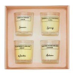 Zobrazit detaily pro Sada 4 vonných sviečok-4 ročné obdobia Obrázky: Sada 4 vonných sviečok-4 ročné obdobia