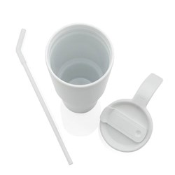 Zobrazit detaily pro Termohrnček 900ml z RCS recyklovanej ocele, biela Obrázky: Termohrnček 900ml z RCS recyklovanej ocele, biela
