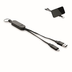 Zobrazit detaily pro Prívesok na kľúče/stojan a nab.kábel 60W, čierny Obrázky: Prívesok na kľúče/stojan a nab.kábel 60W, čierny