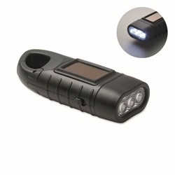 Zobrazit detaily pro LED solárna baterka s dynamem z recykl. ABS Obrázky: LED solárna baterka s dynamem z recykl. ABS