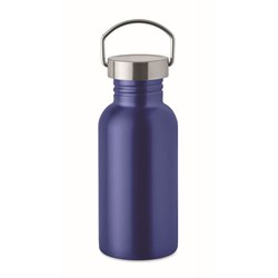 Zobrazit detaily pro Jednostenná recykl. nerez fľaša 500ml, str. modrá Obrázky: Jednostenná recykl. nerez fľaša 500ml, str. modrá