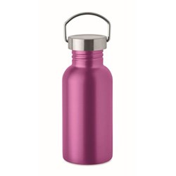 Zobrazit detaily pro Jednostenná recykl. nerez fľaša 500ml, fuchsiová Obrázky: Jednostenná recykl. nerez fľaša 500ml, fuchsiová