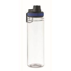 Zobrazit detaily pro Fľaša z RPET 750ml,PP čierne viečko,modré detaily Obrázky: Fľaša z RPET 750ml,PP čierne viečko,modré detaily