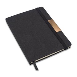 Zobrazit detaily pro Čierny zápisník A5 vo väzbe z RPET,štvorček.papier Obrázky: Čierny zápisník A5 vo väzbe z RPET,štvorček.papier
