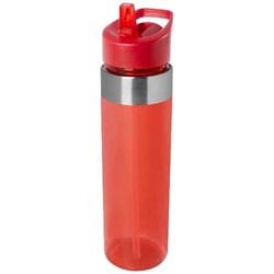 Zobrazit detaily pro 650ml Tritan fľaša s viečkom s hubicou, červená Obrázky: 650ml Tritan fľaša s viečkom s hubicou, červená