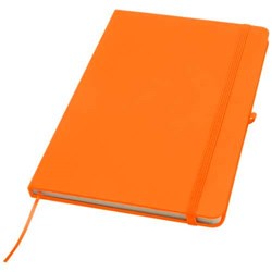 Zobrazit detaily pro Oranžový zápisník A5 s pevnou obálkou, linajkový Obrázky: Oranžový zápisník A5 s pevnou obálkou, linajkový