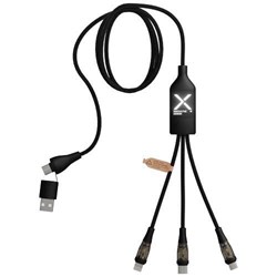 Zobrazit detaily pro Kábel 5v1 SCX na rýchlonabíjanie 100W/5A,svietiaci Obrázky: Kábel 5v1 SCX na rýchlonabíjanie 100W/5A,svietiaci