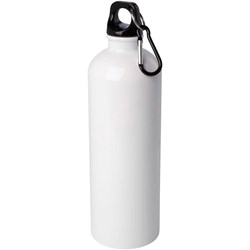 Zobrazit detaily pro Nerezová  fľaša 750ml s karabínou, biela Obrázky: Nerezová  fľaša 750ml s karabínou, biela