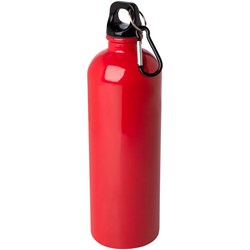 Zobrazit detaily pro Nerezová  fľaša 750ml s karabínou, červená Obrázky: Nerezová  fľaša 750ml s karabínou, červená