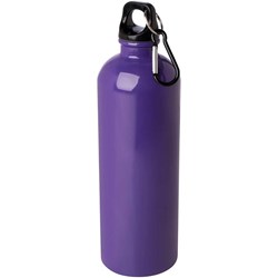 Zobrazit detaily pro Nerezová  fľaša 750ml s karabínou, fialová Obrázky: Nerezová  fľaša 750ml s karabínou, fialová