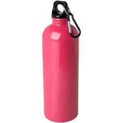 Zobrazit detaily pro Nerezová  fľaša 750ml s karabínou, ružová Obrázky: Nerezová  fľaša 750ml s karabínou, ružová