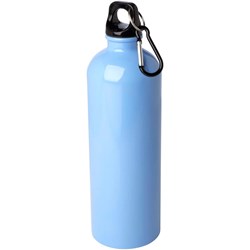Zobrazit detaily pro Nerezová  fľaša 750ml s karabínou, sv. modrá Obrázky: Nerezová  fľaša 750ml s karabínou, sv. modrá