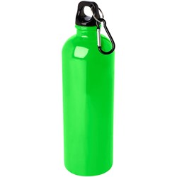 Zobrazit detaily pro Nerezová  fľaša 750ml s karabínou, sv. zelená Obrázky: Nerezová  fľaša 750ml s karabínou, sv. zelená