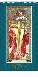 Zobrazit detaily pro ALFONS MUCHA, nástenný kalendár 330x600 mm Obrázky: ALFONS MUCHA, nástenný kalendár 330x600 mm