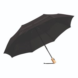 Zobrazit detaily pro RPET skladací dáždnik s automatickým O+Z, čierny Obrázky: RPET skladací dáždnik s automatickým O+Z, čierny