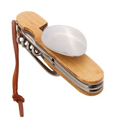 Zobrazit detaily pro Skladací príbor so 7 funkciami, bambusová rukoväť Obrázky: Skladací príbor so 7 funkciami, bambusová rukoväť