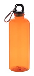 Zobrazit detaily pro Oranžová RPET Fľaša s hliníkovou karabínou, 600ml Obrázky: Oranžová RPET Fľaša s hliníkovou karabínou, 600ml