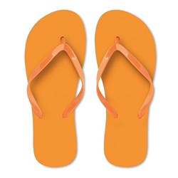 Zobrazit detaily pro Plážové žabky veľ. L, oranžová Obrázky: Plážové žabky veľ. L, oranžová