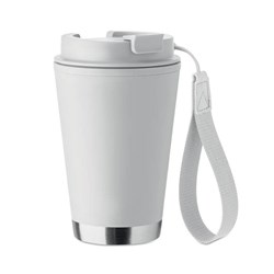 Zobrazit detaily pro Termohrnček 300ml s pútkom, biela Obrázky: Termohrnček 300ml s pútkom, biela