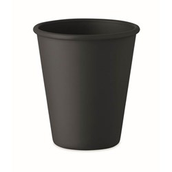 Zobrazit detaily pro Jednostenný 200ml kelímok z kukur. PLA,čierna Obrázky: Jednostenný 200ml kelímok z kukur. PLA,čierna