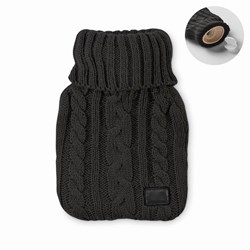 Zobrazit detaily pro Termofor, ohrievací pletený vankúšik 400 ml,čierny Obrázky: Termofor, ohrievací pletený vankúšik 400 ml,čierny