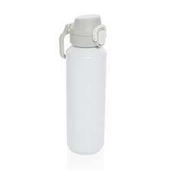 Zobrazit detaily pro Uzamykateľná nerez športová fľaša 600ml, biela Obrázky: Uzamykateľná nerez športová fľaša 600ml, biela