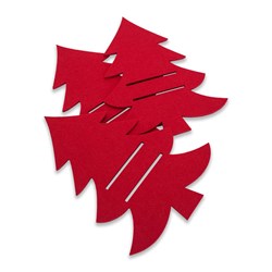 Zobrazit detaily pro Vianočné vrecko na príbory z plsti Obrázky: Vianočné vrecko na príbory z plsti