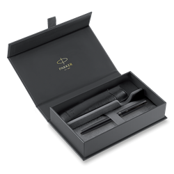 Zobrazit detaily pro PP PARKER IM Achromatic Black BT+čierne PU puzdro Obrázky: PP PARKER IM Achromatic Black BT+čierne PU puzdro