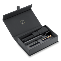 Zobrazit detaily pro PP PARKER IM Premium Black GT+čierne kožené puzdro Obrázky: PP PARKER IM Premium Black GT+čierne kožené puzdro