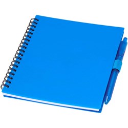 Zobrazit detaily pro Modrá sada zápisníku 14x17,8cm a plast. pera s MN Obrázky: Modrá sada zápisníku 14x17,8cm a plast. pera s MN