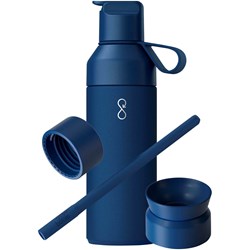 Zobrazit detaily pro Fľaša 500 ml - 3 rôzne viečka na výmenu, modrá Obrázky: Fľaša 500 ml - 3 rôzne viečka na výmenu, modrá