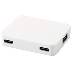 Zobrazit detaily pro Biely 4port. USB hub/výstup USB-A+Typ-C/duál.Vstup Obrázky: Biely 4port. USB hub/výstup USB-A+Typ-C/duál.Vstup