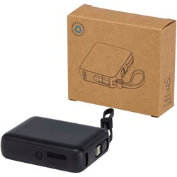 Zobrazit detaily pro Powerbanka 10 000 mAh 35W s káblom typu C, čierna Obrázky: Powerbanka 10 000 mAh 35W s káblom typu C, čierna
